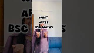 What After BSc Maths📚|Career Selection  #shorts #maths #trending #career #phd #banking #psc #tips