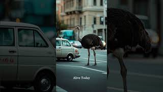 ostriches  #wildlife #animals #anime #facts #ai #animal #ostrich