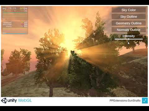 URP Post-Processing Extensions - Sun Shafts
