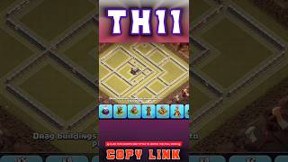 Th11 War Base Layout! COC #geniusclash #clashofclans