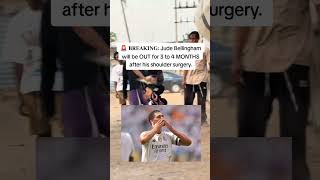 Jude Bellingham injury update.#realmadrid #judebellingham #madrid #madridista #madrid2025 #football