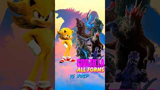 Super sonic vs Godzilla All Forms