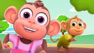 Monkey Dance Song, Cartoon Videos + More Rhymes for Kids