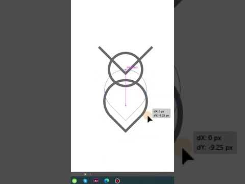Owl Logo Design Advanced Technique Illustrator #shorts