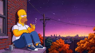 Smoke Chill Balcony 🌙 Lofi Hip Hop ~ Playlist For Calming You Head