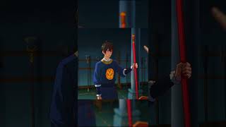 Picking Up Wukong’s Staff...😱🔥 #anime #shorts #animeshorts #animelover #overpower #wukong