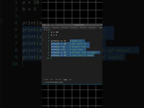 Day 8 – Python Comparison Operators 🔍 | True or False? Explained in Hindi