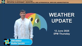 Public Weather Forecast issued at 5PM | June 12, 2025 - Thursday