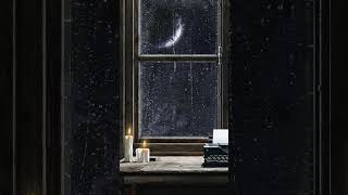 Teaser:🌧️Rain View from the Window,Night🌙. #heavyrainandthundersoundsforsleeping #rainsounds #rain