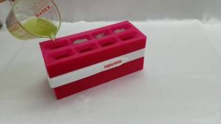 Easy Release Soap Bars with the Mighty Molds Square Bar Soap Mold