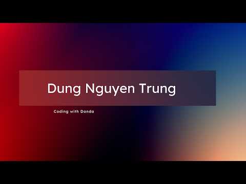Sự kiện trực tiếp của Dung Nguyen Trung