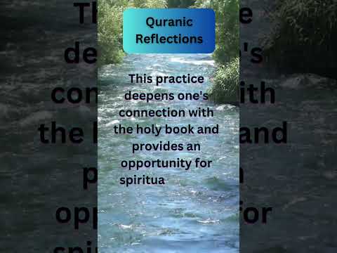 Reading and Reflecting on the Quran| Quranic Reflections| #shorts