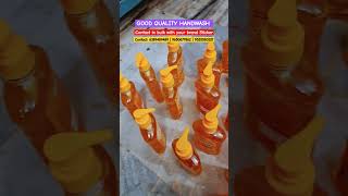 Thick Handwash in bulk with your brand sticker #handwashbusiness #handwashmaking #handwash #shorts