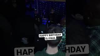 DJ PAUL PERFORMS ON HIS BDAY #djpaul #shorts #three6mafia #bday