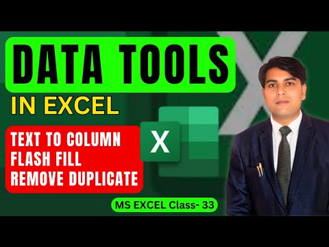 Text to Column, Flash Fill, remove Duplicates in MS Excel | MS Excel Class- 33 | IACT Computer