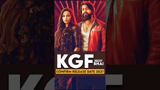 KGF Chapter 3 Release Date Confirmed? | Rocky Bhai's Upcoming Films #kgf3 #shorts