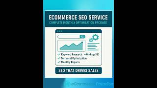 Ecommerce SEO Service – Complete Monthly Optimization Package