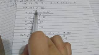 G9 solving for sum of roots and product of roots