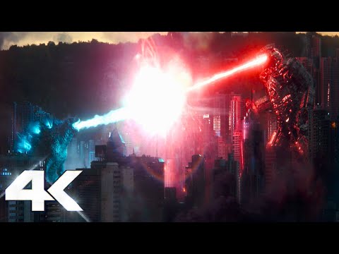 Godzilla vs. Mechagodzilla Fight Scene | Godzilla vs Kong (2021)