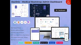 Medical Responsive Admin Dashboard Template with Bootstrap UI Kit – Doclinic