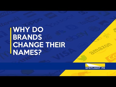 Why Do Brands Change Their Names? #branding