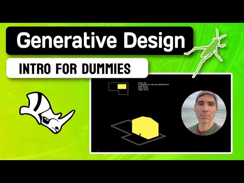 Generative Design for Dummies #01: Intro. Populate a Plot with a House! (Rhino and Grasshopper)