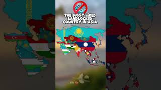 The most liked landlocked country in Asia #history #geography #mapper #mapping #europe #shorts