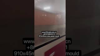 Big WPC hollow door mould testing - KSmold