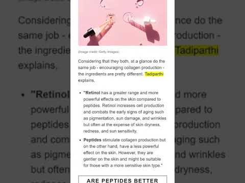 Woman and Home - Peptides in Skincare