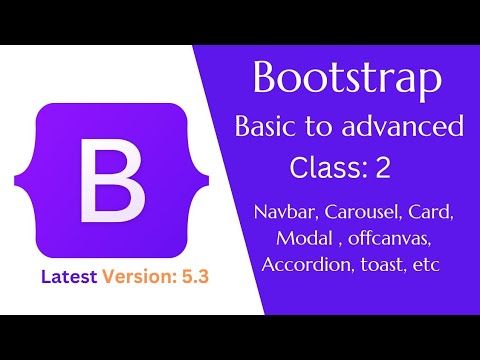 Learn Bootstrap Step-by-Step: How to Set Up Your HTML Project | class2 |#bootstrap #bootstrapcourse