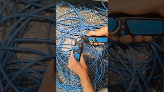 Network cable tester #electrician #electrical #network #tools #cat6 #cable