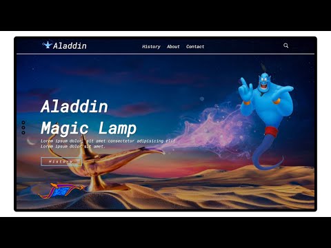 How To Make Animated Website Using HTML & CSS