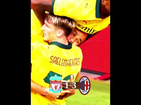 Liverpool vs Ac milan Preseason friendly 2025