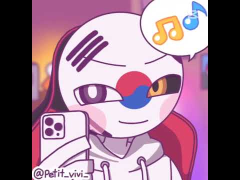 カンヒュver.🇰🇷☭🇨🇦🇯🇵🇵🇼🇫🇷🇬🇧🇺🇸 #countryhumans #いいね返し #カンヒュ