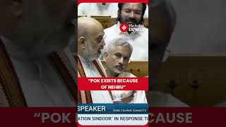 Amit Shah holds Congress and Jawaharlal Nehru responsible for the continued existence of PoK.