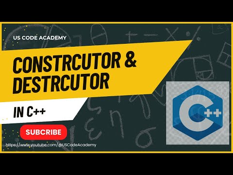 Constructor and Destructor in C++|| What is Constructor || What is Destructor