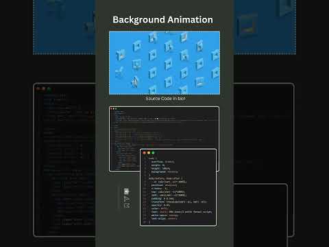 Background Animation #coding #music #html #css