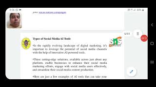 ADVANCED AI TOOLS IN SOCIAL MEDIA-1#snsinstitutions #snsdesignthinkers #designthinking