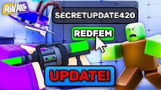 CRAZY SECRET Update... (Roblox Rivals News) + New Code