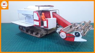 DIY Harvester Using Cardboard | How To Make A RC Harvester | Do It Yourself