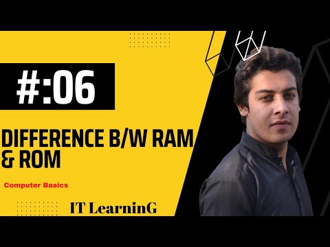 Difference b/w RAM & ROM/Computer  Basic / It learning