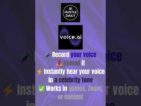 This Free AI Clones Any Voice in Seconds! 🔥#FacelessYouTube #AItools #ViralShorts #AiHustleDaily