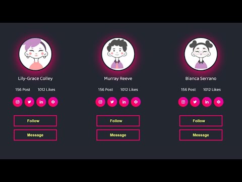 Create a Stunning Animated Portfolio Card with HTML and CSS | Step-by-Step Tutorial