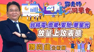 2025/07/15 鄧老師同學會 鄧尚維 台積電、僑威、安馳、華星光：放量上攻表態。
