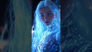 #AIart #CyberpunkGirl #FuturisticBeauty #NeonLights #SciFiVibes #glowingskin