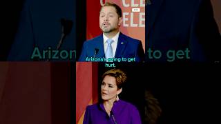 ‘You’ve been to Mar-a-Lago more than you have to the border’: Ruben Gallego to Kari Lake
