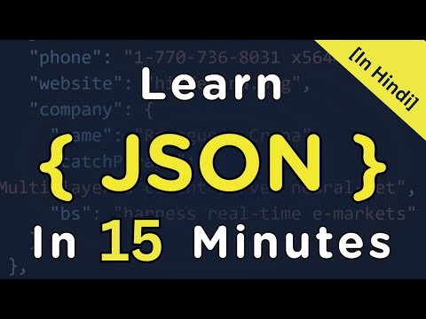Learn JSON in 15 minutes 🔥🔥