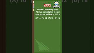 MCQ-81|#shorts #maths #mcq #mathshorts #mathmcq #mcqshorts #ytshorts #factors #shortsfeed #multiple