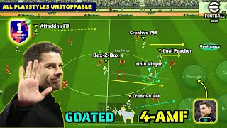 4-AMF is GOATED 🐐🫡🔥 Most Powerful Quick Counter Best Tactics Formation In eFootball 2025 V4.1.0