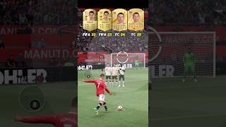 Ronaldo's Free Kick Evolution: FIFA 22 - EAFC 25